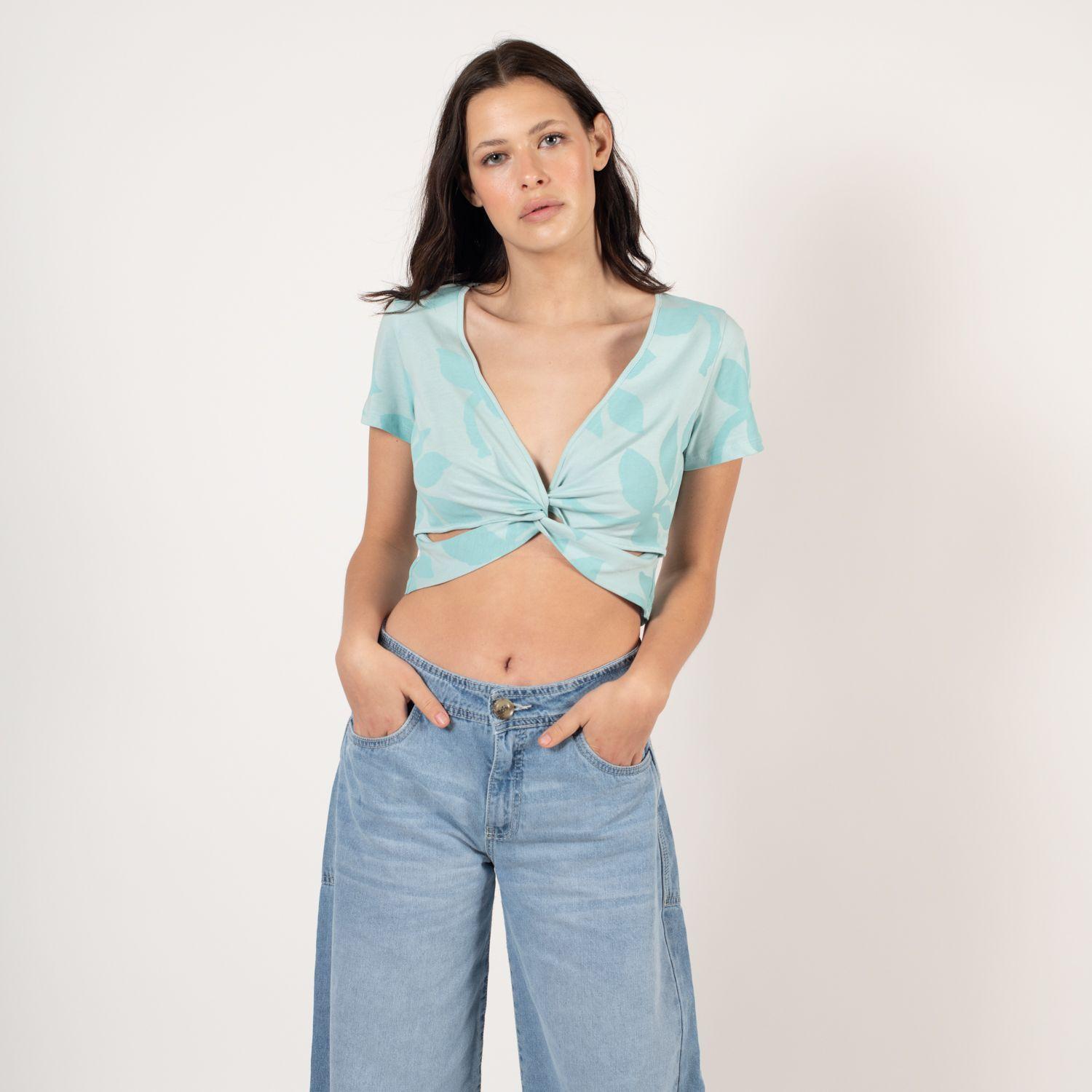 Polera Tropical Menta-0