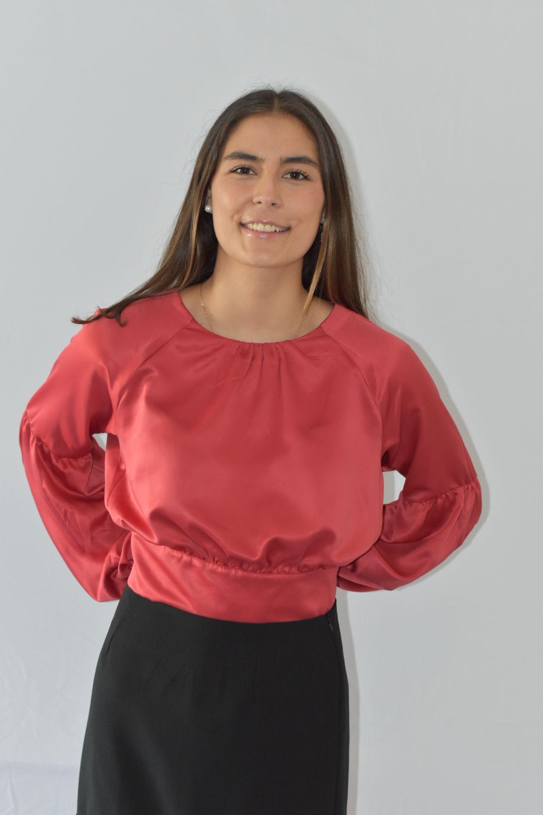Blusa Manga Larga Fernanda Roja-0