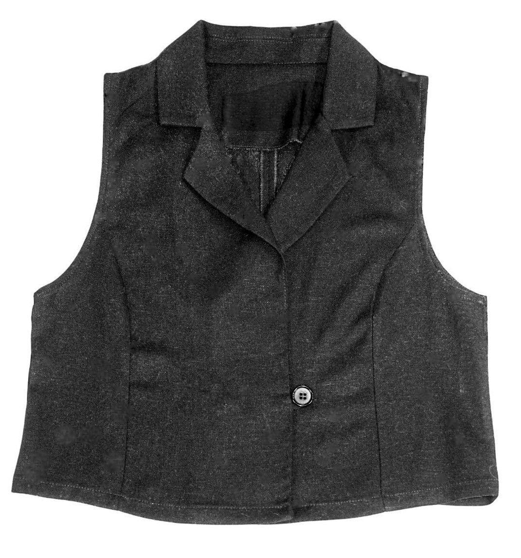 GILETTE AMAPOLA LINO NEGRO-0