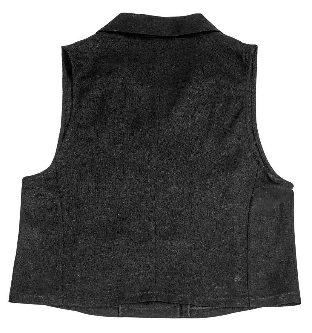 GILETTE AMAPOLA LINO NEGRO-1