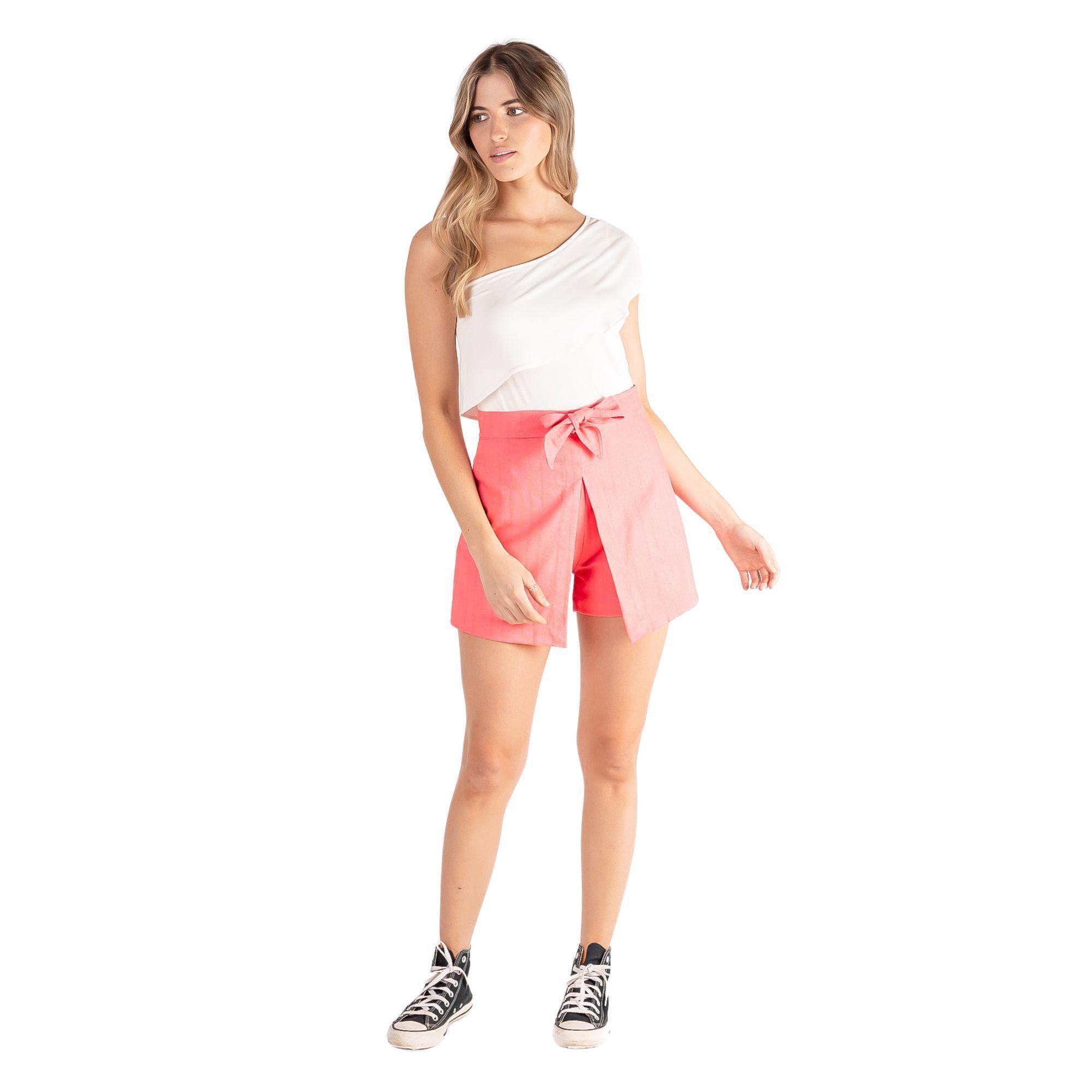 MINISHORT LINO DARTH ROSA-2