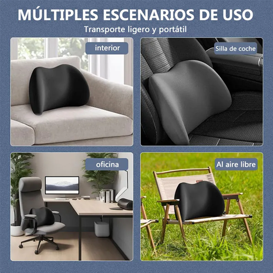 Cojin Soporte lumbar Espalda Para Auto Oficina-3