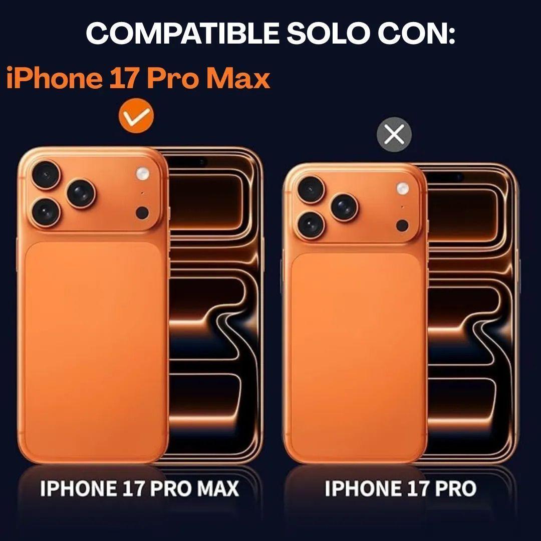 Protector De Camara Trasera Para iPhone 17 Pro Max Transparente-3