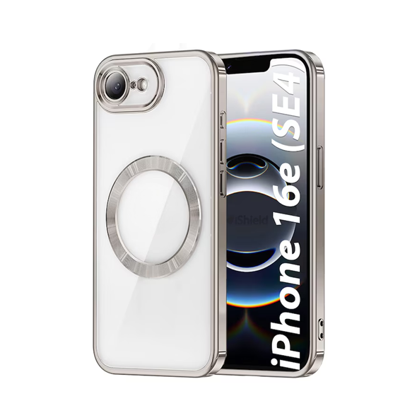 Carcasa Magsafe para iPhone 16e / Plateado-2