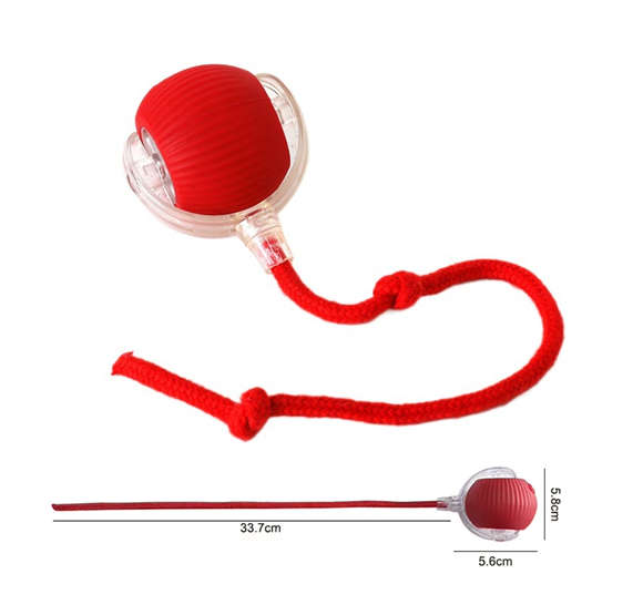 Pelota Giratoria Interactiva jueguete Para Mascotas Gato-3