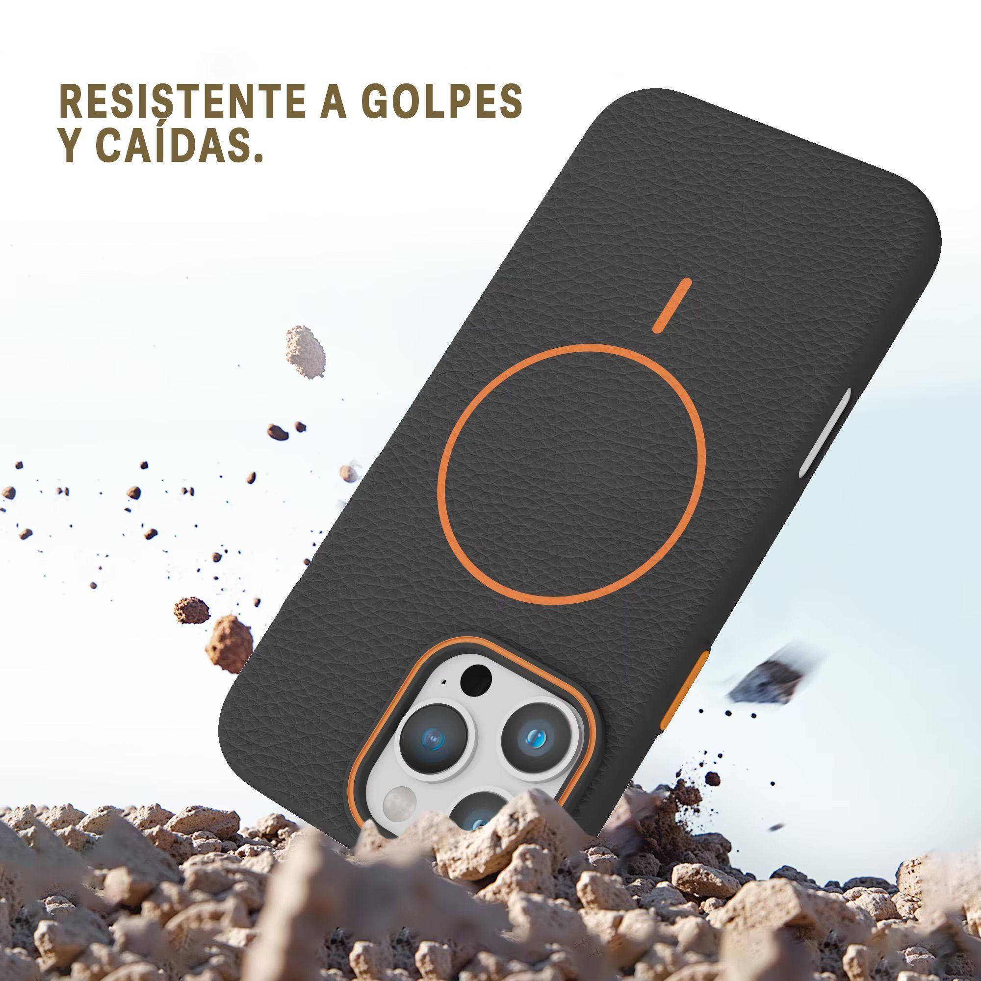 Carcasa Textura Cuero para iPhone 17 Pro Max-2