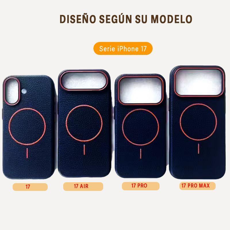 Carcasa Textura Cuero para iPhone 17 Pro Max-4