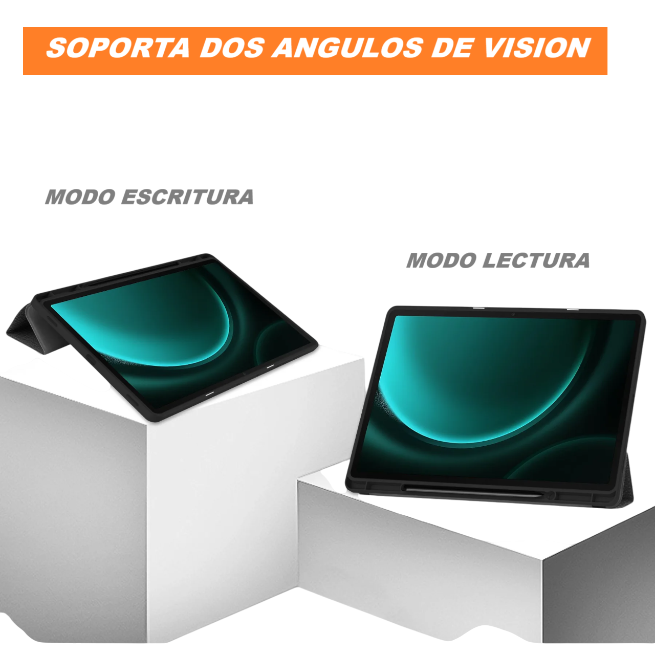 Carcasa Funda Para Samsung Galaxy Tab S10 / S9 / S9 Fe / 10.9 /11 - Negro-3