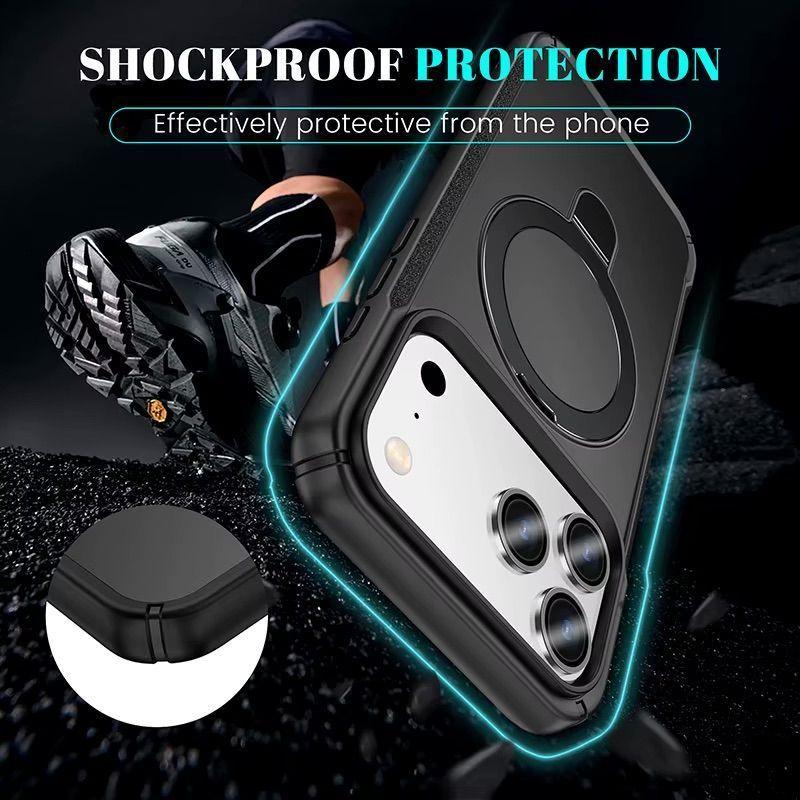 Carcasa Reforzada Con Soporte Magn tico iPhone 17-3