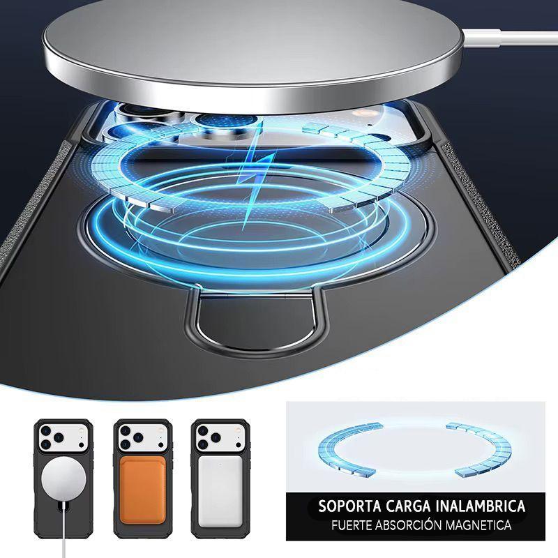 Carcasa Reforzada Con Soporte Magn tico iPhone 17-4