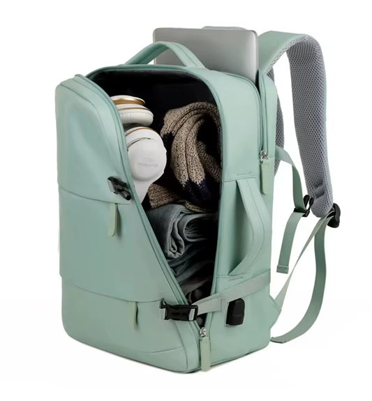 Mochila De Viaje Para Cabina De Avion Multiuso Con Usb-6