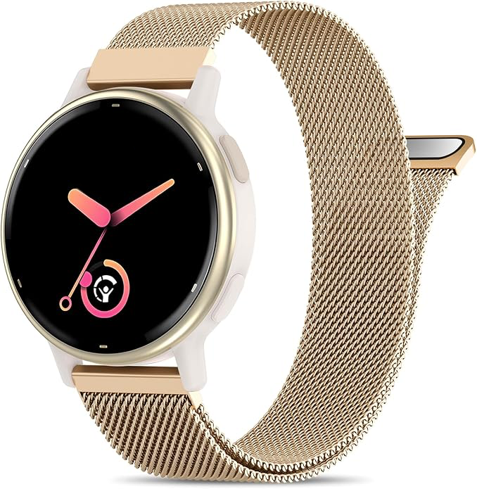 Correa Para Garmin Forerunner 55 245 645 Vivoactive 653 Rosa Gold-0