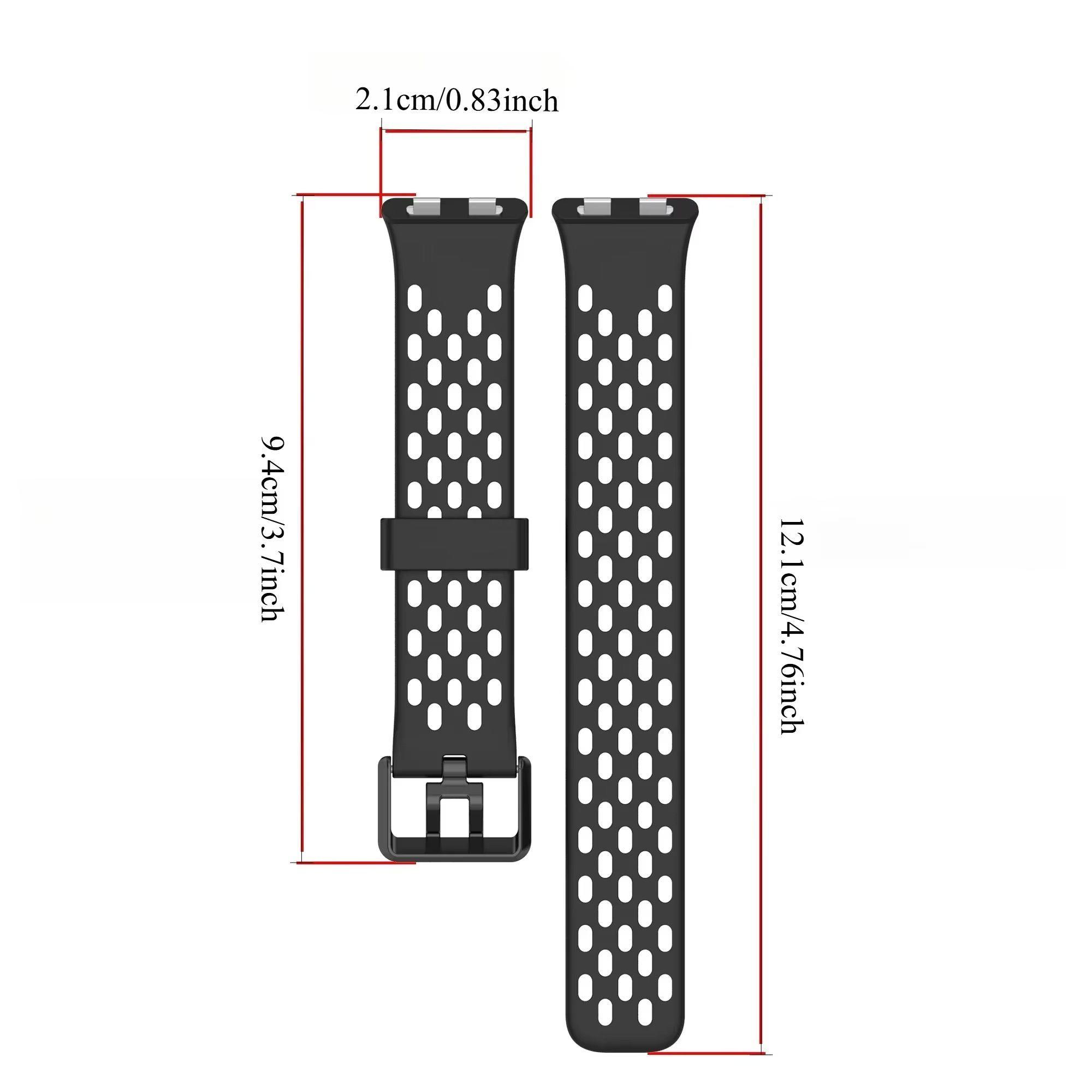 Correa Silicona Deportiva Para Huawei Band 11 Band 10 9 8 Negro-2