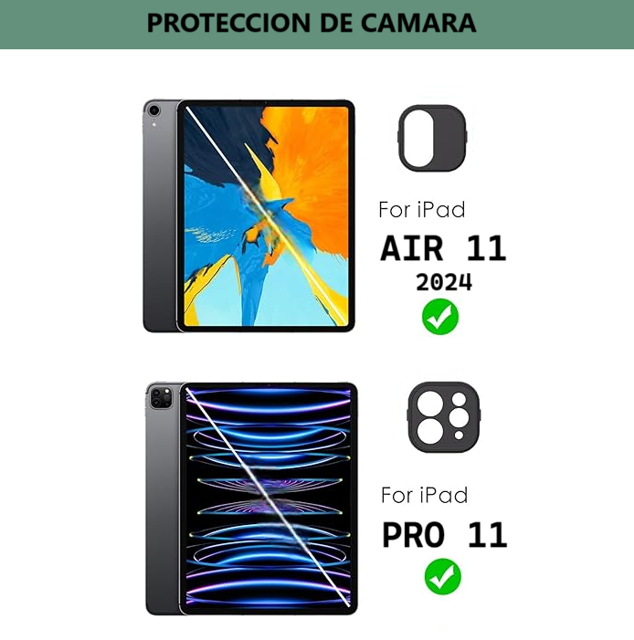 Carcasa funda Para iPad Air 11  2024 / Transparente-2