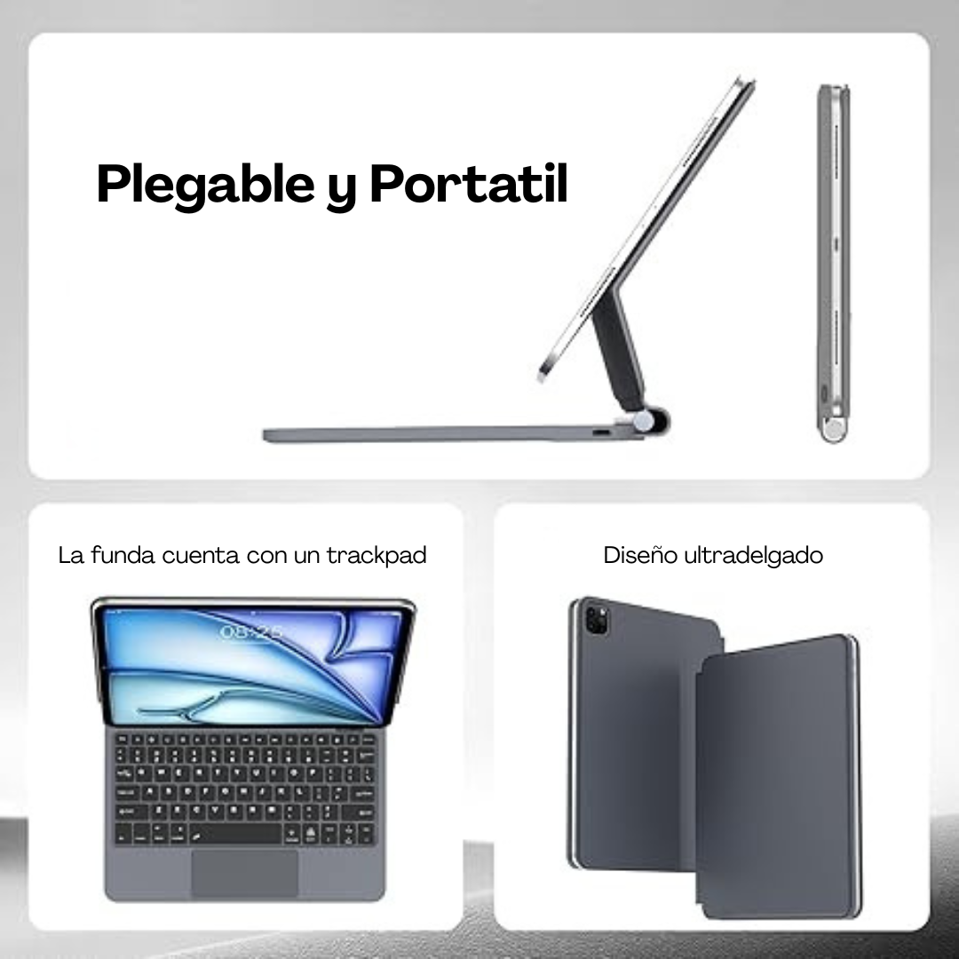 Carcasa Con Teclado Magic Keyboard Para iPad Pro 11 Air 6 5 4-2