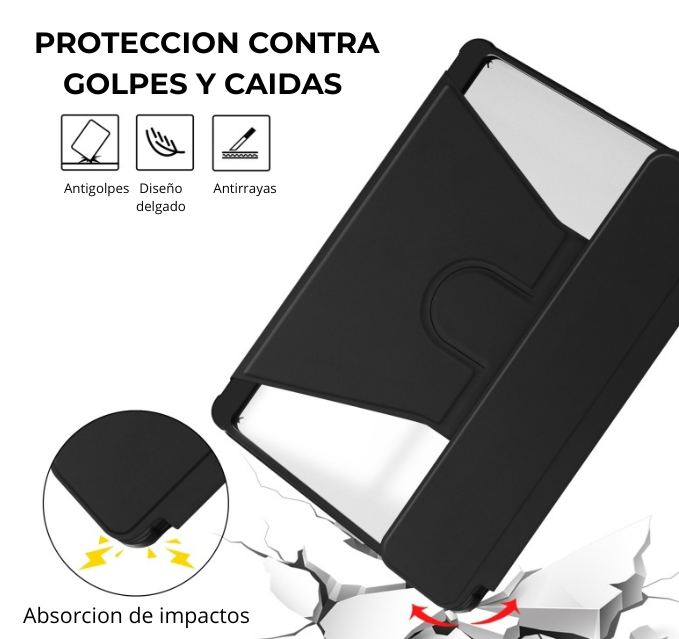 Carcasa Funda 360° Con Teclado Para Samsung S10 Lite 10.9"-2