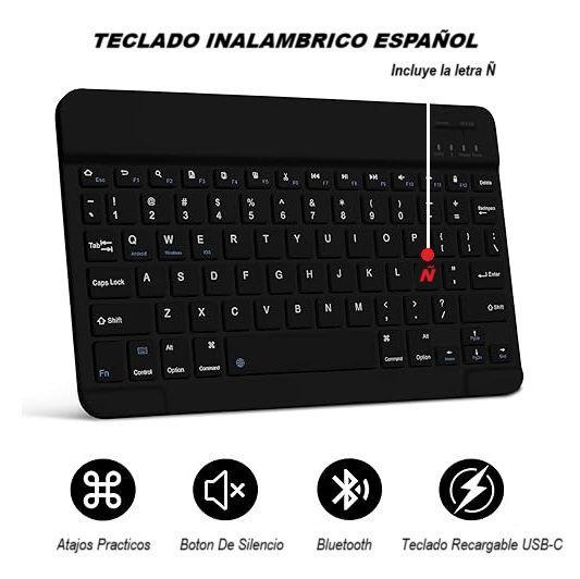 Carcasa Funda 360° Con Teclado Para Samsung S10 Lite 10.9"-4