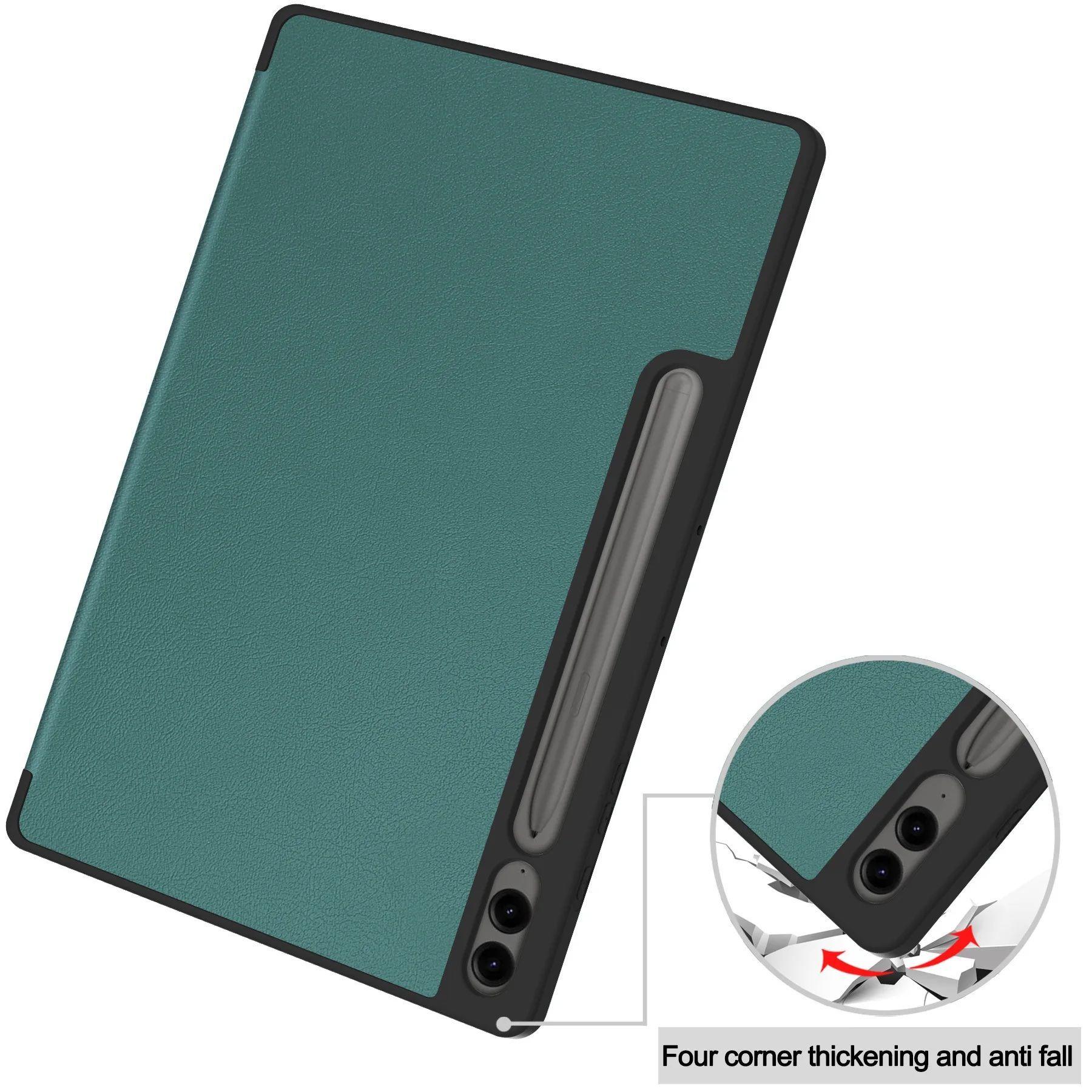Carcasa Funda Para Samsung Galaxy Tab S9 / S9 Fe / 10.9 /11 - Verde-2