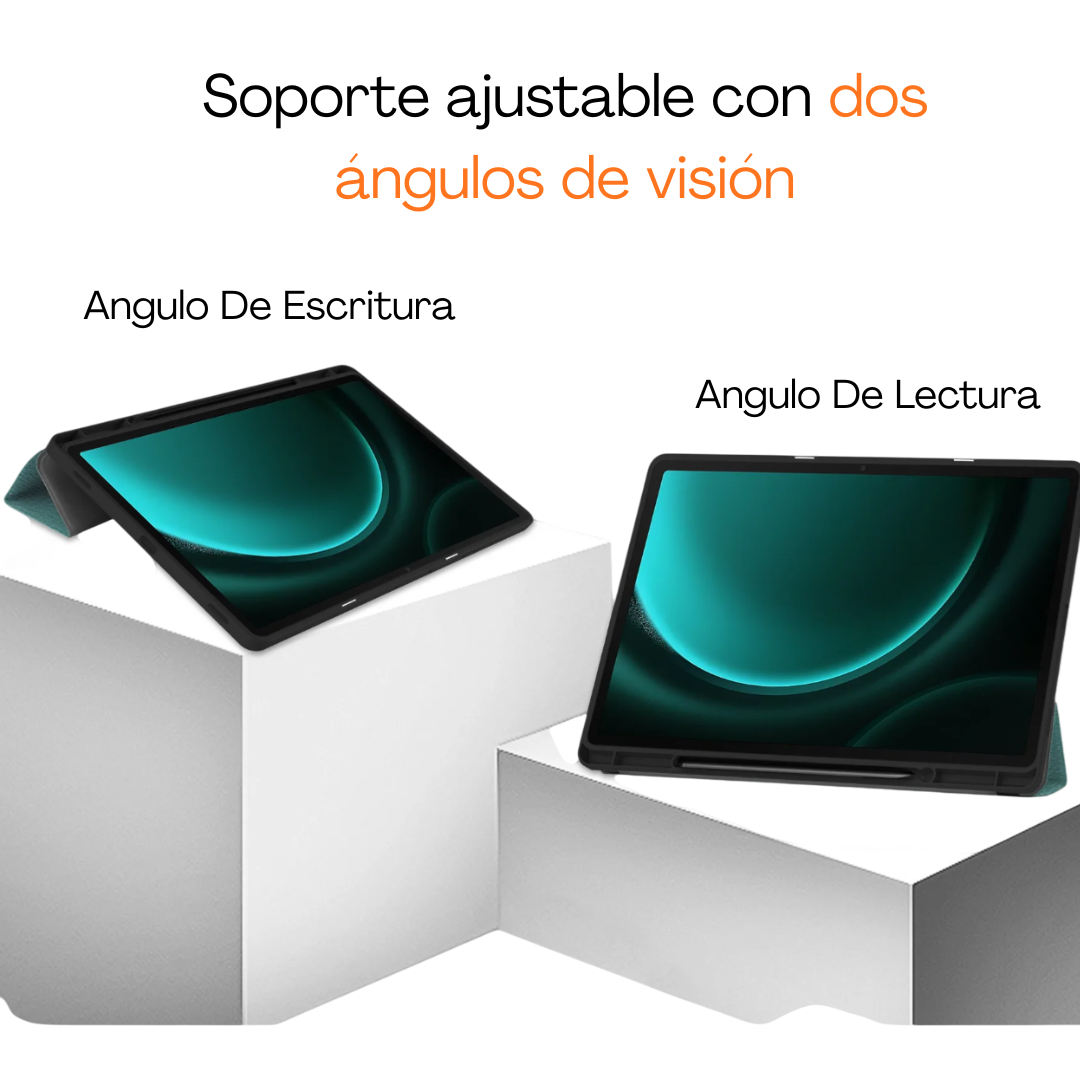 Carcasa Funda Para Samsung Galaxy Tab S10 / S9 / S9 Fe / 10.9 /11 - Verde-3