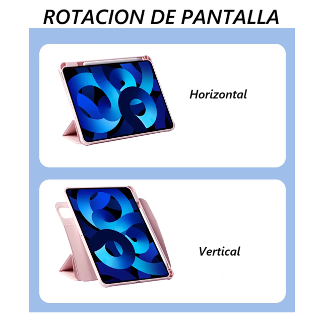 Carcasa Funda Giratoria 360° Para iPad Air 11 2024/ Air 4 5-3