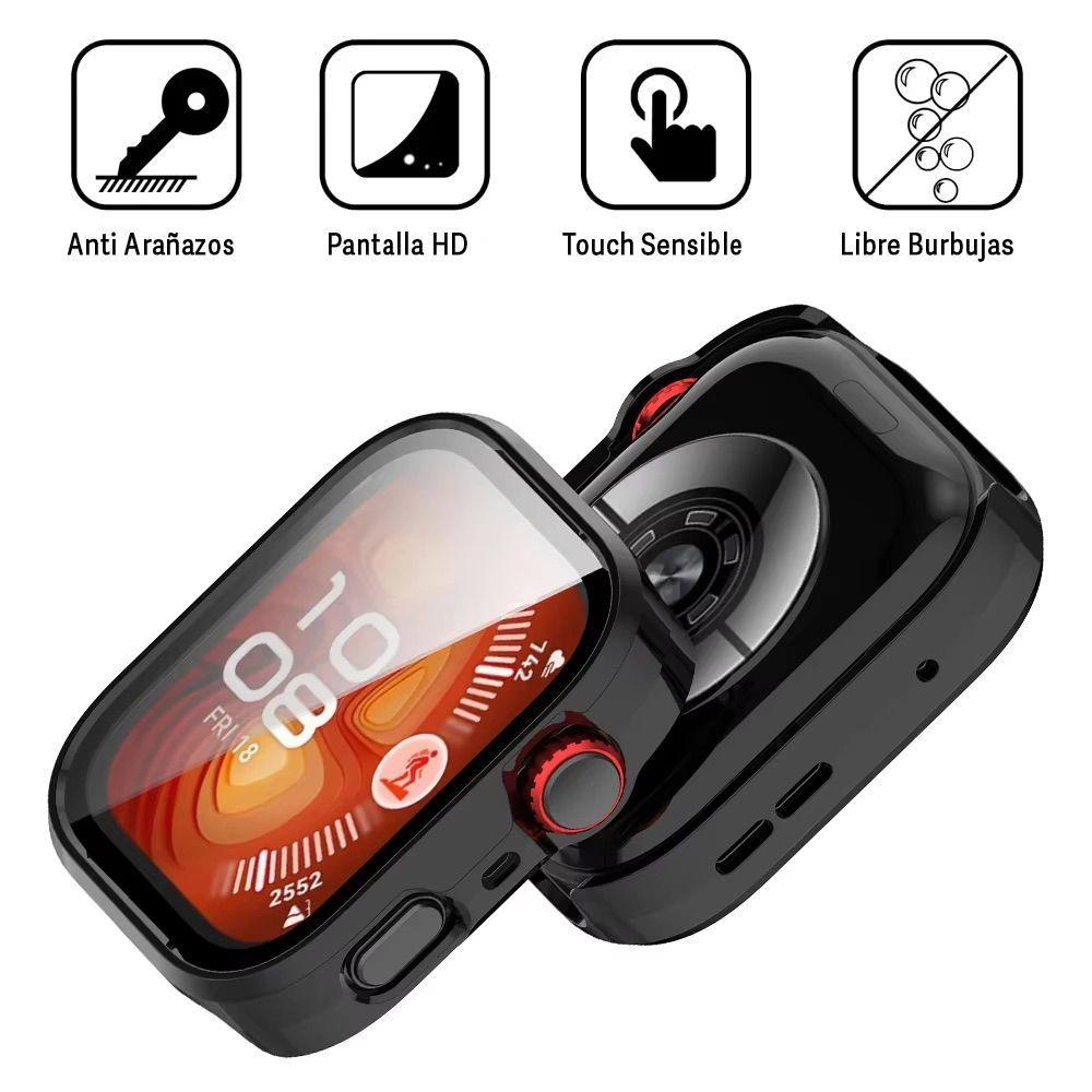 Protector Carcasa Con Vidrio Para Huawei Watch Fit 4-2