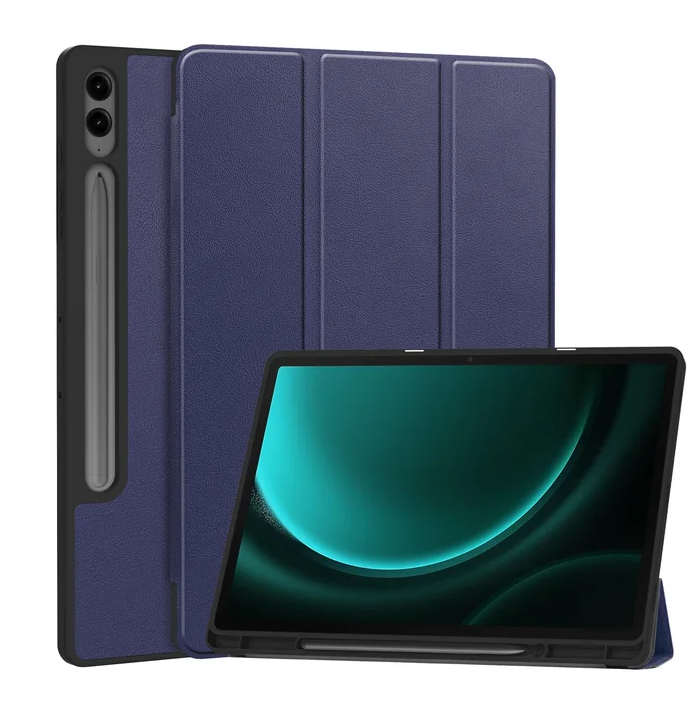 Carcasa Para Samsung Galaxy Tab S9 Fe Plus 12.4 / Azul Oscuro-0