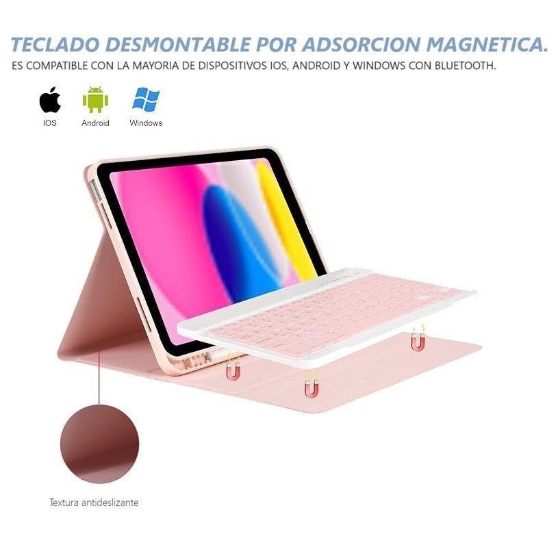 Carcasa Funda 360° Con Teclado Para Samsung S10 / S9 / S9 Fe-4