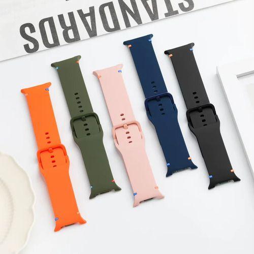 Correa Silicona Para Samsung Galaxy Watch 8 40 44m Classic Verde-2