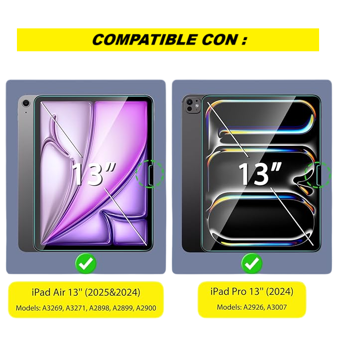  Carcasa Funda Transparente Con Ranura Lapiz Para iPad 10.9 10th Gen Verde-4