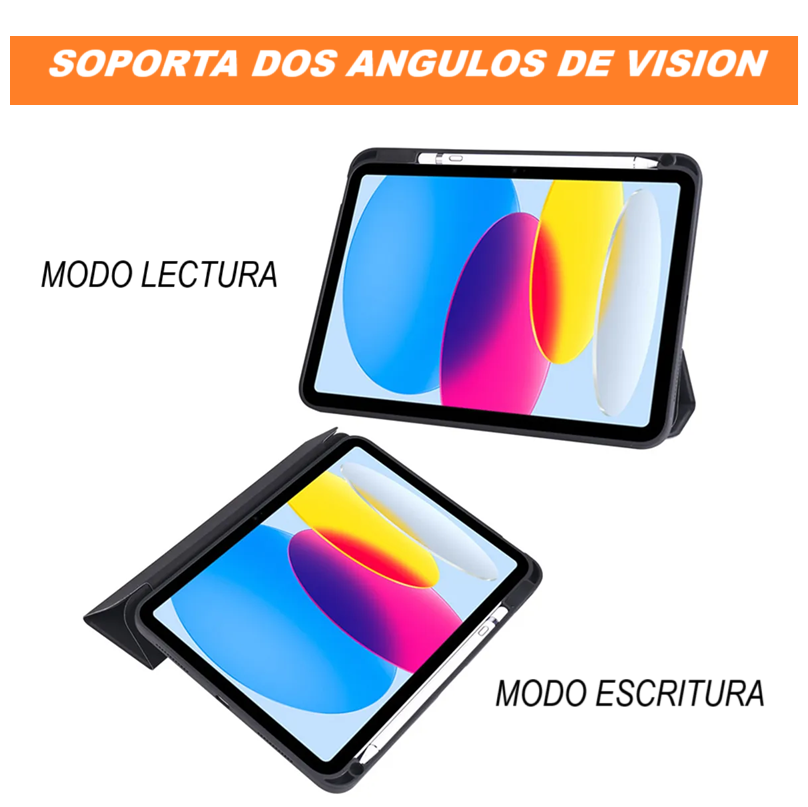  Carcasa Funda Transparente Con Ranura Lapiz Para iPad 11 Gen A16-3