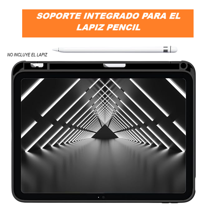  Carcasa Funda Transparente Con Ranura Lapiz Para iPad 11 Gen A16-5
