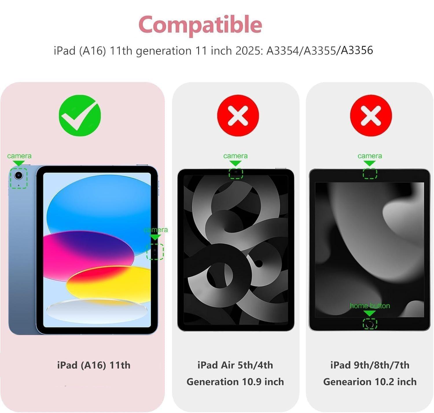 Carcasa Funda Con Teclado Para iPad 11va Generación  A16-7