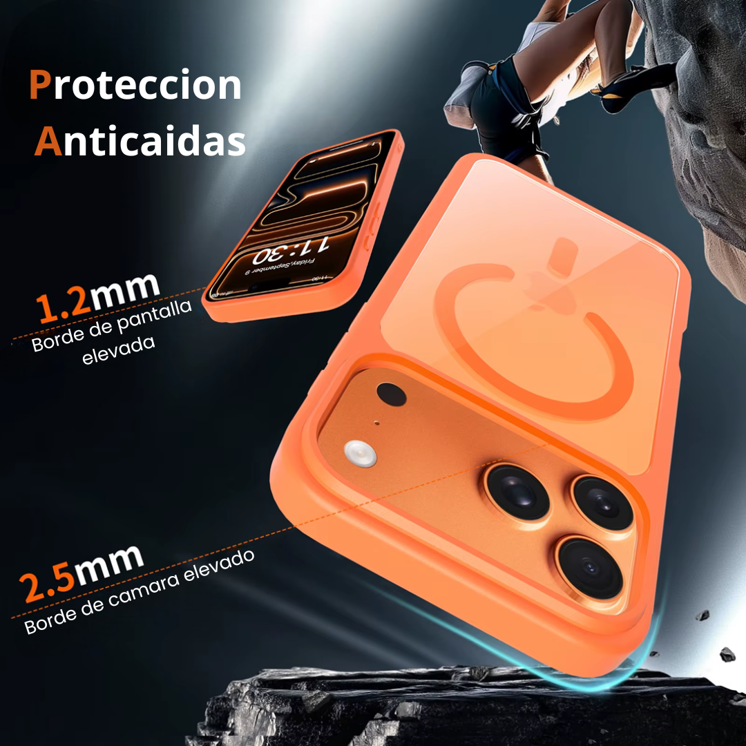 Carcasa Transparente Magsafe Para iPhone 17 Pro-3
