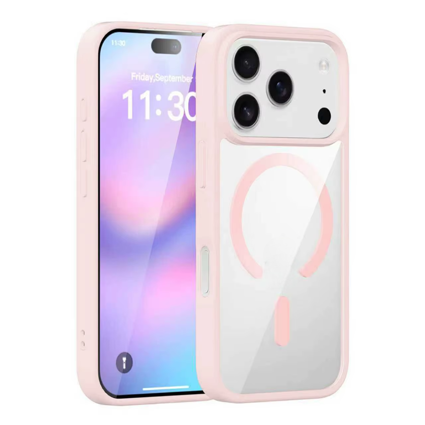 Carcasa Transparente Magsafe Para iPhone 17 Pro-0