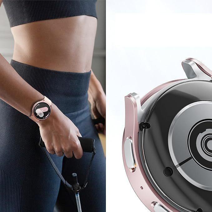 Protector Carcasa Para Samsung Watch 5 / watch 4 / 44mm Rosad-3