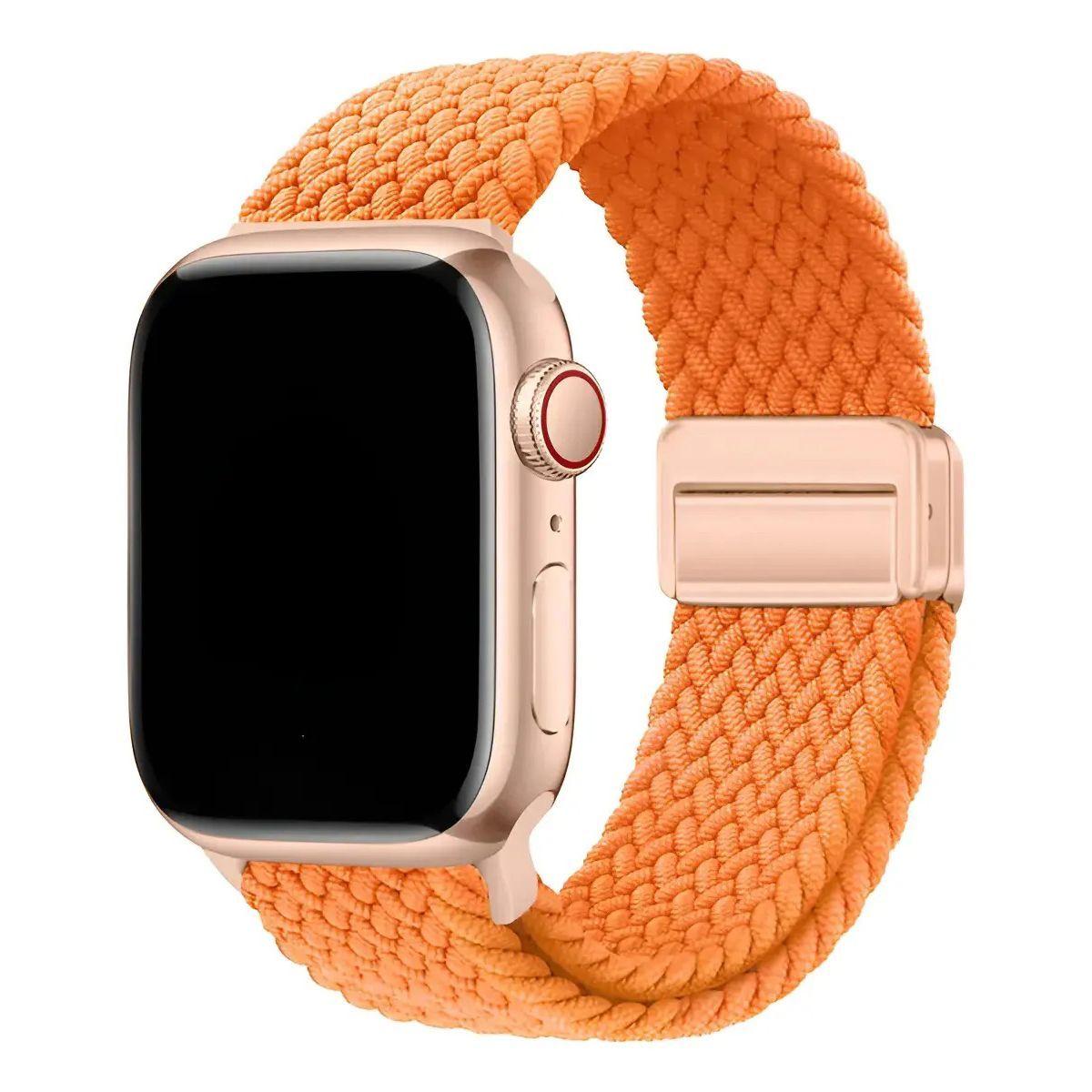 Correa Nylon Trenzada Para Apple Watch 38 40 41mm 42 S10 S11-0