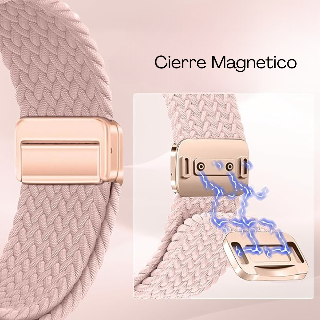 Correa Nylon Trenzada Para Apple Watch 38 40 41mm 42 S10 S11-2