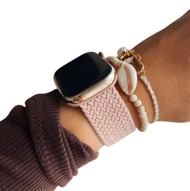 Correa Nylon Trenzada Para Apple Watch 38 40 41mm 42 S10 S11-3