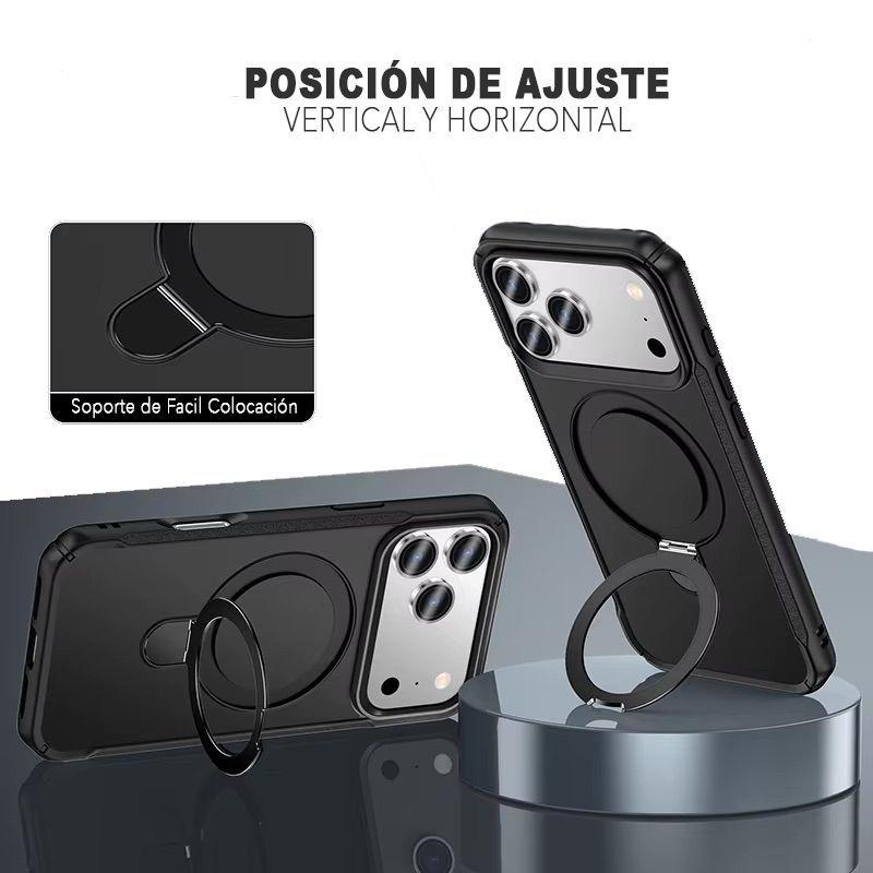 Carcasa Reforzada con Soporte Magnetico iPhone 17 pro max-2