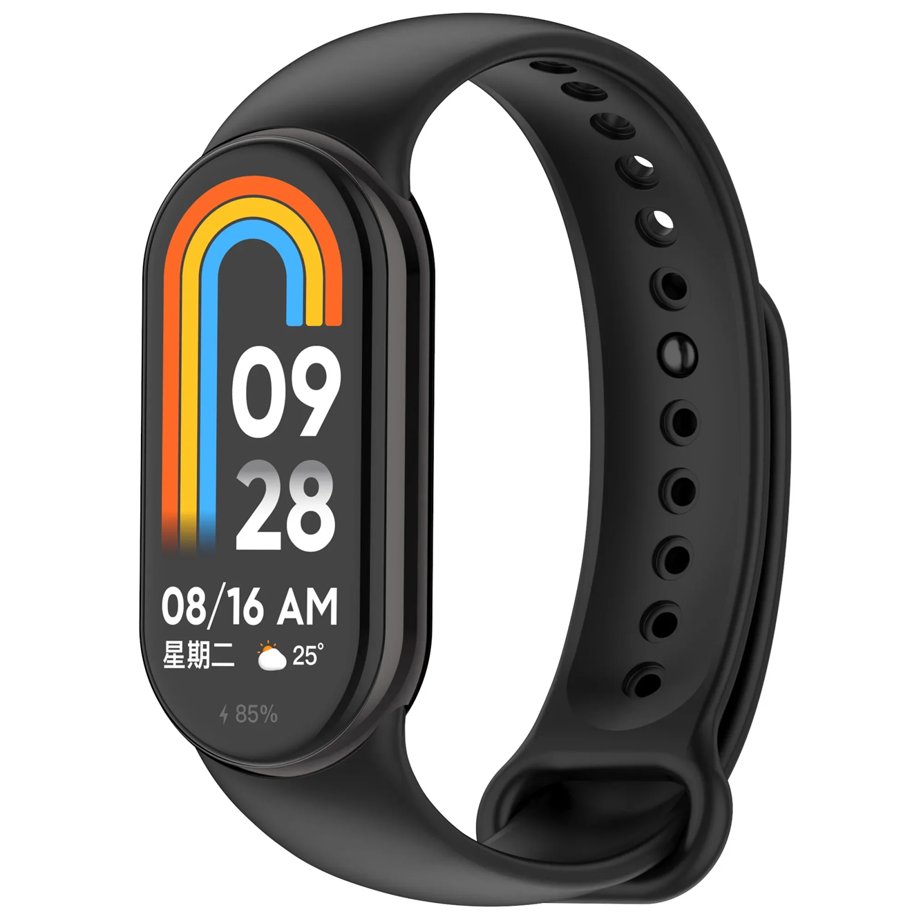 Correa Silicona Compatible Con Xiaomi Watch Mi Band 9 8-0