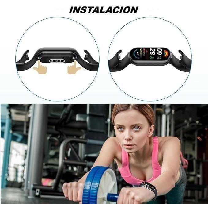 Correa Silicona Compatible Con Xiaomi Watch Mi Band 9 8-5