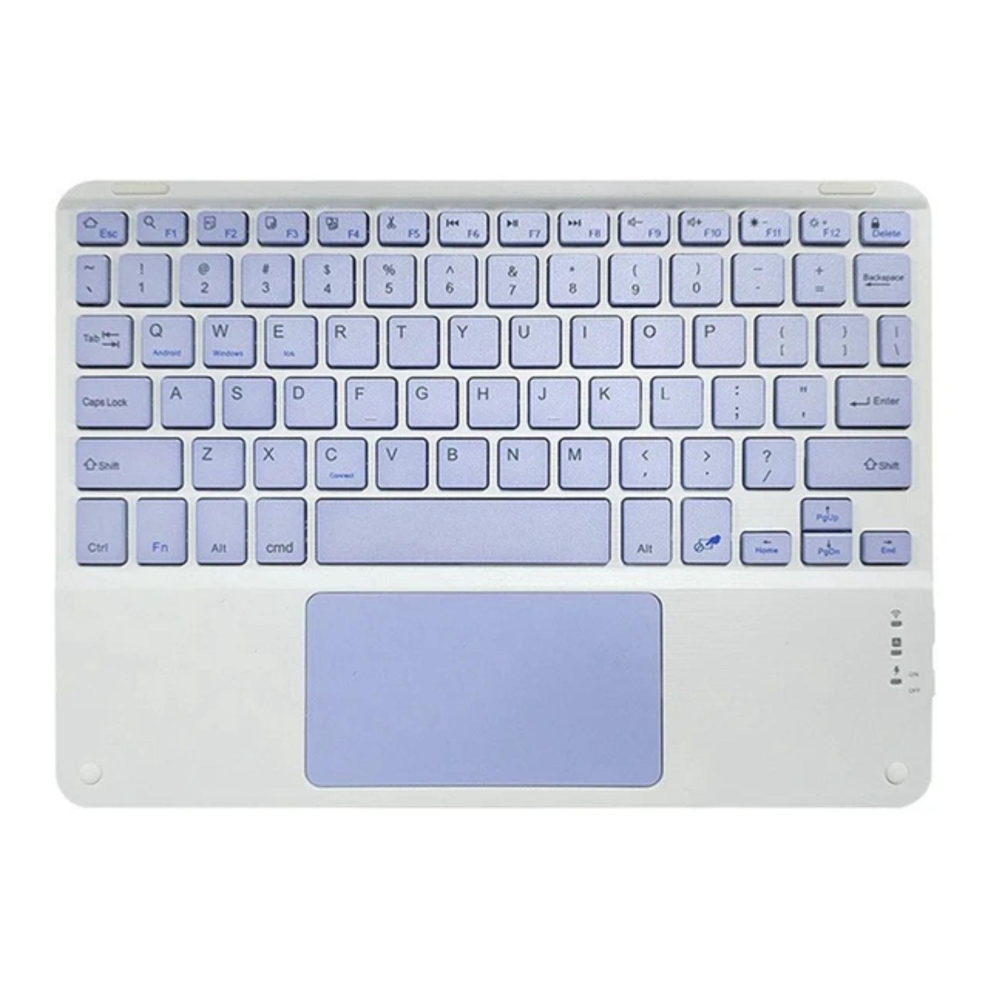 Carcasa Funda con Teclado Touchpad Para iPad 10ma Gen 10.9" / Lavanda-2
