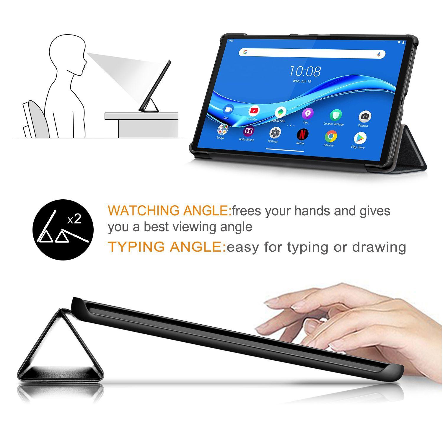 Carcasa Funda Compatible Con Lenovo M10 Hd 2gen Tb-x306 Negro-1