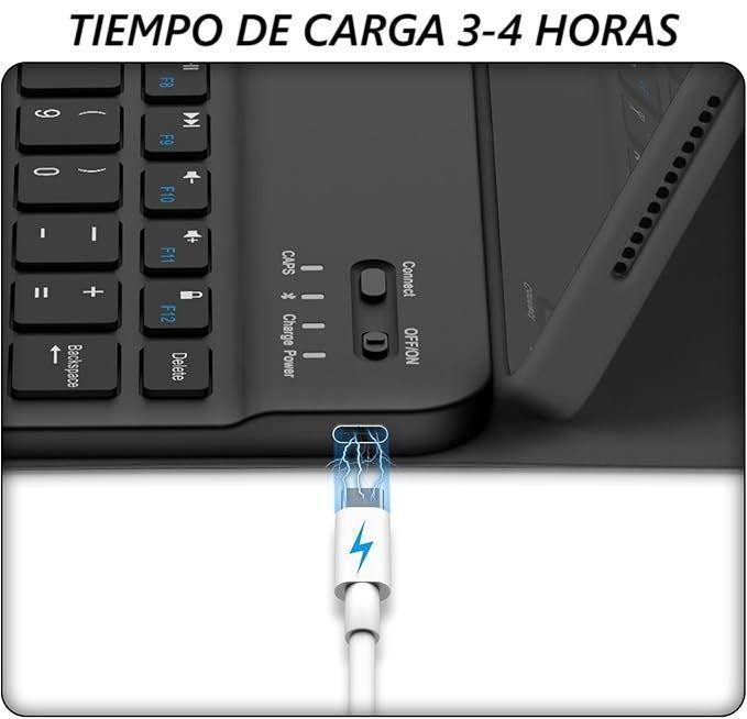 Carcasa 360° Con Teclado  Para iPad 11 Generacion A16 -5