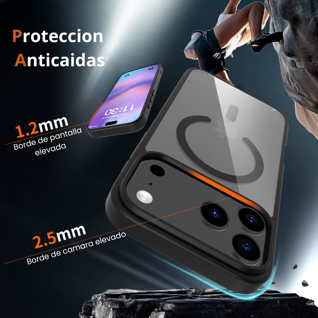 Carcasa Transparente Magsafe Para iPhone 17 Pro Max-3