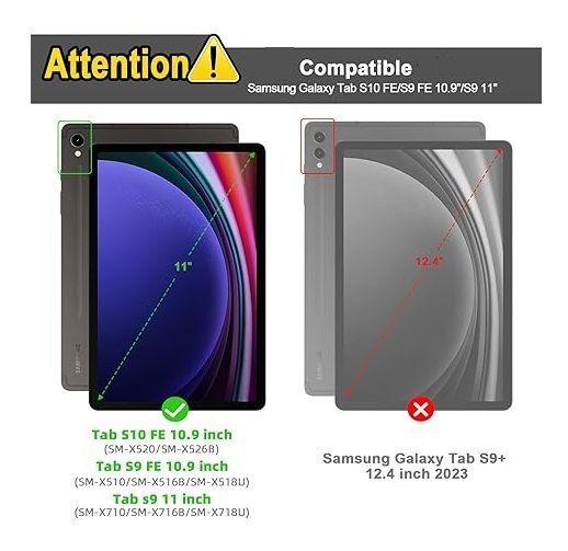 Funda con Teclado para Samsung Galaxy Tab S10 FE / S9 / S9 FE 10.9 inch -4