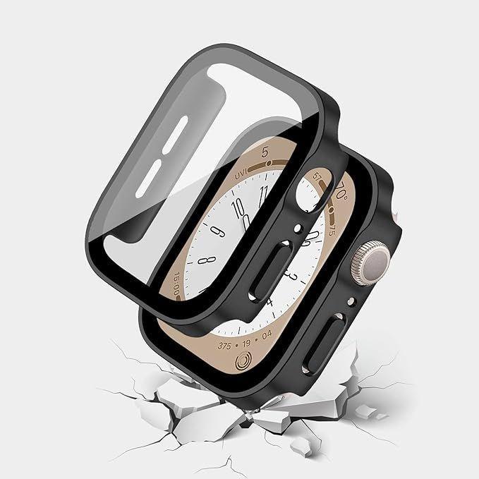 Protector Carcasa Slim Para Apple Watch 42mm Serie 10 Negro-4
