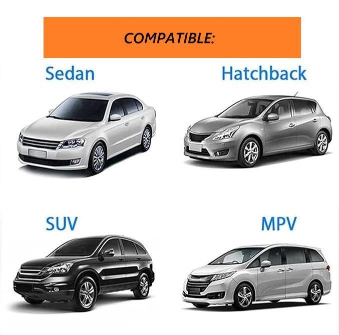 Funda Protectora Cubreparabrisas Sol y Nieve Para Automovil -6