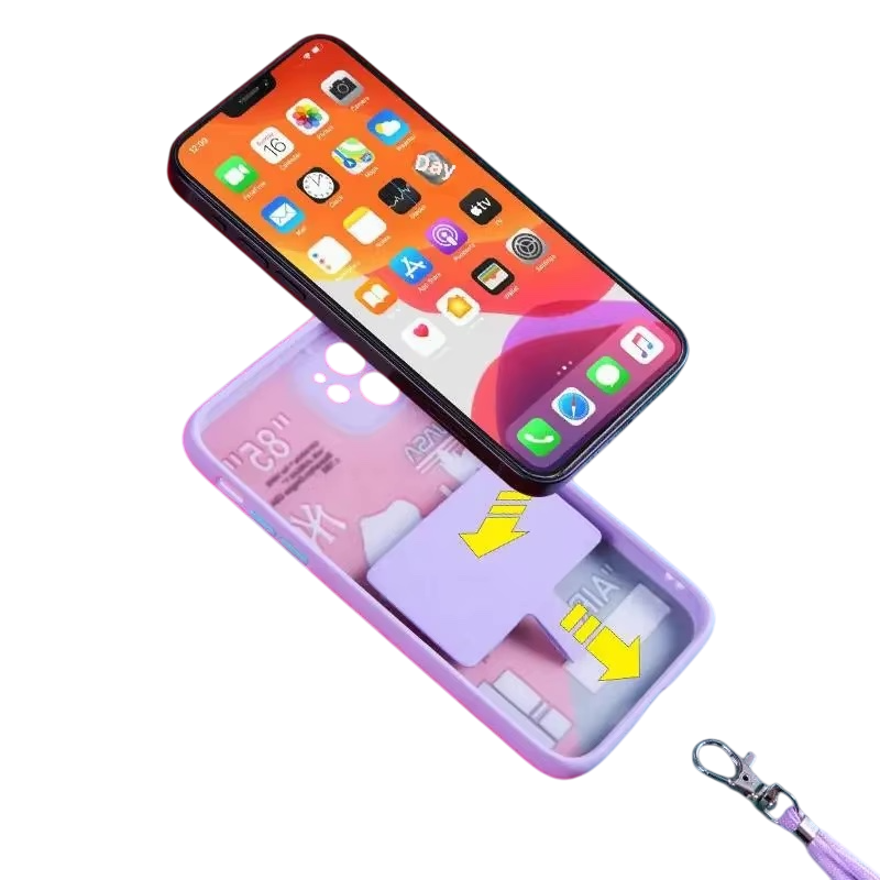 Colgante Para Carcasa Celular Universal Unicolor Cordón Ajustable-2