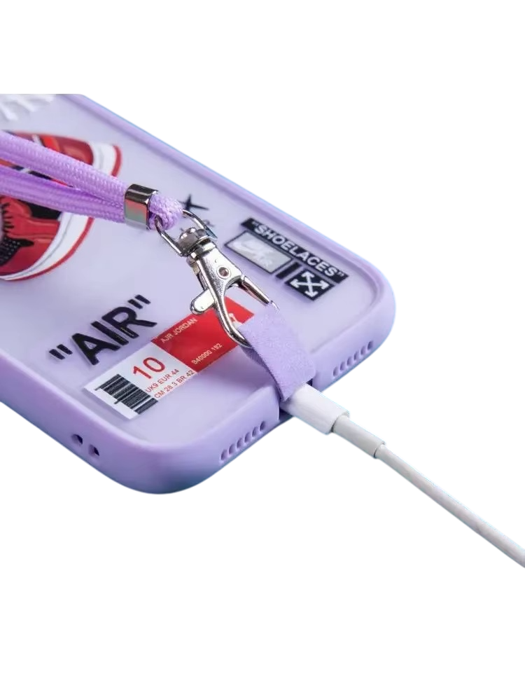 Colgante Para Carcasa Celular Universal Unicolor Cordón Ajustable-3